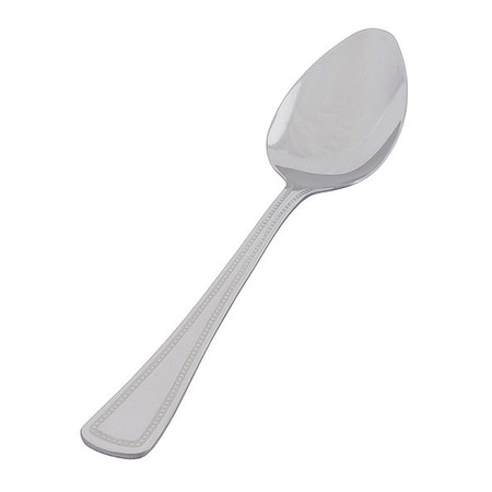 CRESTWARE Dessert Spoon, 7 3/8 in L, Silver, PK36 CON508