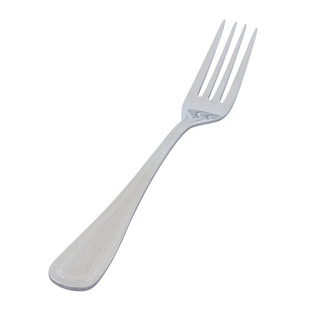 CRESTWARE European Salad Fork, 8 1/8" L, Silver, PK12 SIM807