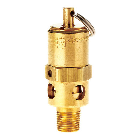 CONRADER Pressure Relief Valve, Brass Ball 5192W-CE-125