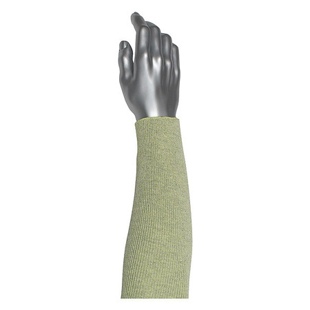 PIP Cut-Resistant Sleeve, Green, Knit Cuff 10-21ACPCB18