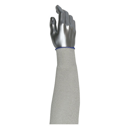 PIP Cut-Resistant Sleeve, Gray, Knit Cuff 20-21HX18TH