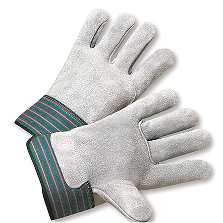PIP Leather Gloves, L, Gunn Cut, PR, PK12 600-EA