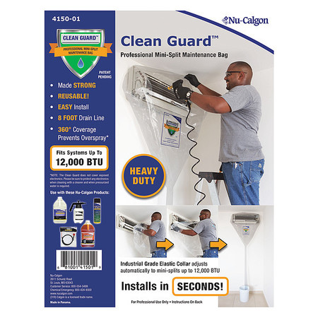 NU-CALGON Coil Cleaning Bag, 50" W, Plastic 4150-01