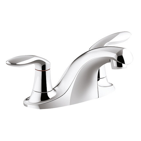 KOHLER Low Arc Bathroom Faucet, Polished Chrome K-15240-4NDRA-CP