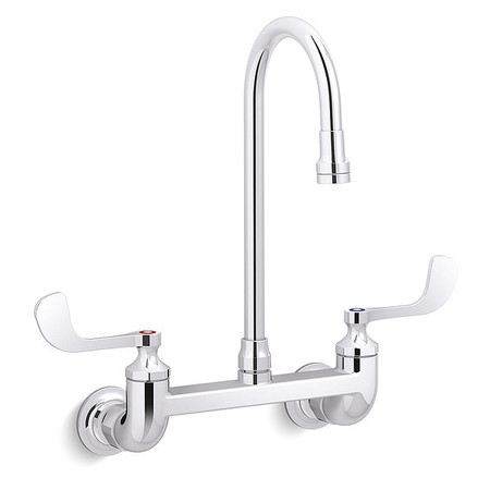 KOHLER Gooseneck Service Sink Faucet, 1.80 gpm K-820T70-5AFA-CP