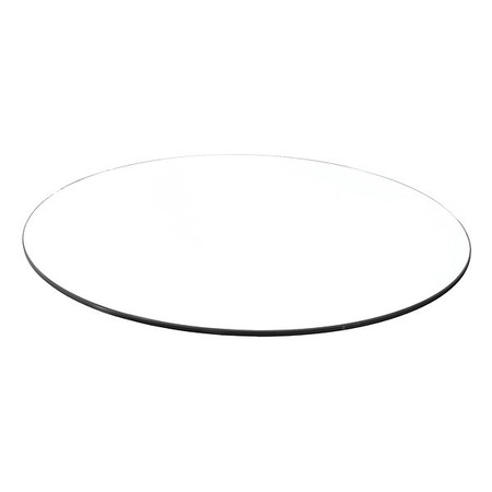 CLEARTEX Chair Mat, Round, 48", Clear, 1/4" Thick FC124848RG