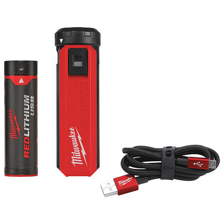 MILWAUKEE TOOL USB Rechargeable Portable Power Source & Charger Kit 48-59-2013