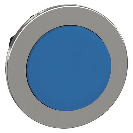 SCHNEIDER ELECTRIC Pushbutton Head, 30 mm, Blue ZB4FL6