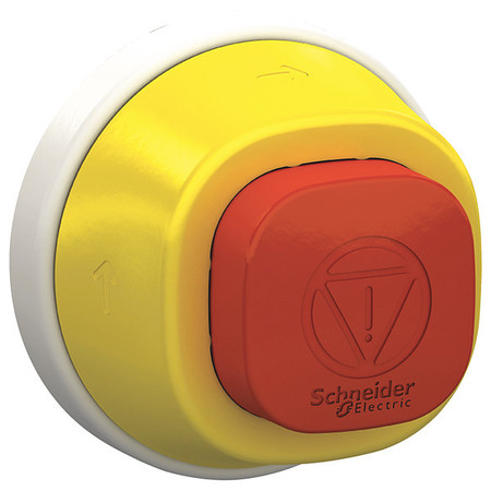 SCHNEIDER ELECTRIC Head for emergency stop push-button, 22 mm, Red ZB5AS84W2B