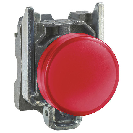 SCHNEIDER ELECTRIC Pilot Light, Red, 22mm, LED XB4BVG45