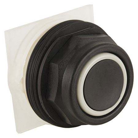 SCHNEIDER ELECTRIC Push Button, 30 mm, Black 9001SKR1BH1