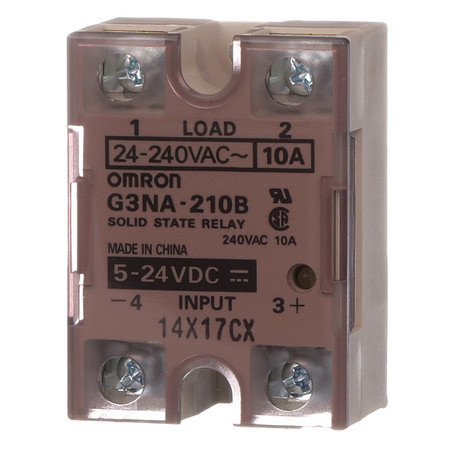 OMRON SolStateRelay, In5-24VDC, Out24-240VAC G3NA-225B-UTU DC5-24