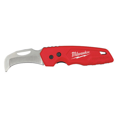Milwaukee Tool FASTBACK Blunt Tip Hawkbill Folding Knife 48-22-1526