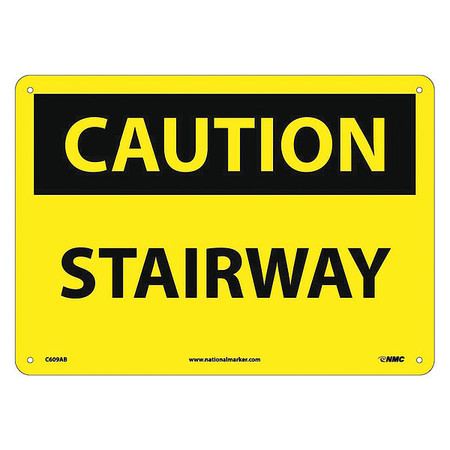 NMC Caution Stairway Sign, C609AB C609AB