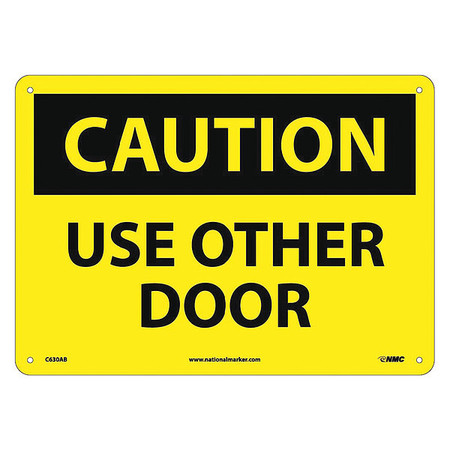 NMC Caution Use Other Door Sign, C630AB C630AB