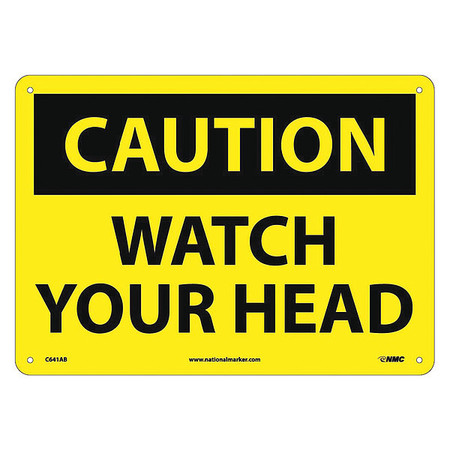 NMC Caution Watch Your Head Sign, C641AB C641AB