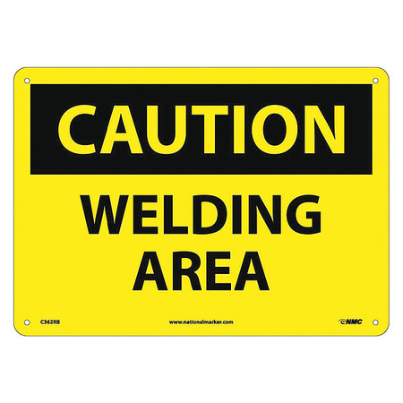 NMC Caution Welding Area Sign C362RB