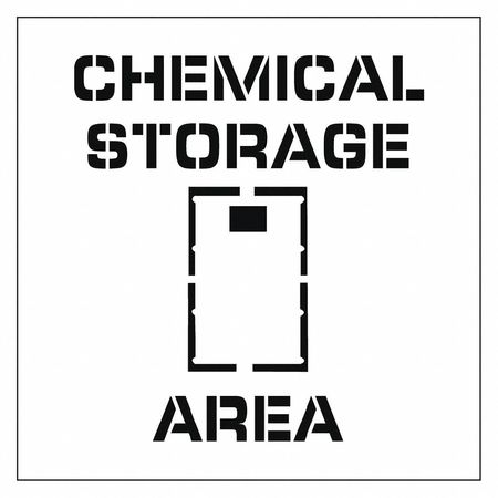 NMC Chemical Storage Area Plant Marking Stencil PMS223