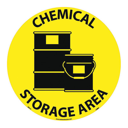 NMC Chemical Storage Area Walk On Floor Sign WFS19