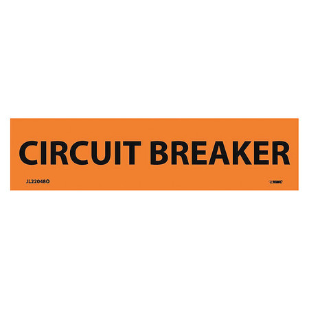 Nmc Circuit Breaker Electrical Marker, Pk25 JL22048O