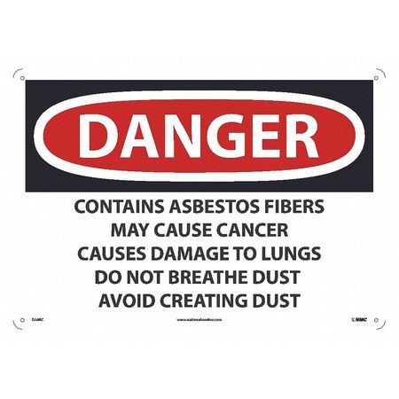 NMC Contains Asbestos Fibers May Cause Cance, D24RC D24RC
