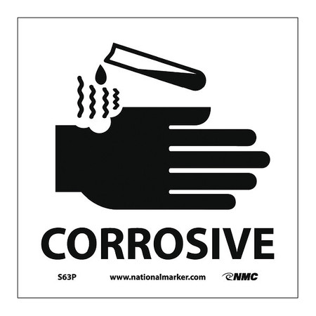 NMC Corrosive Sign, S63P S63P