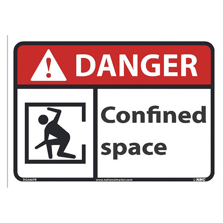 NMC Danger Confined Space, DGA86PB DGA86PB