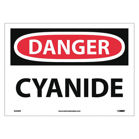 NMC Danger Cyanide Sign, D426PB D426PB