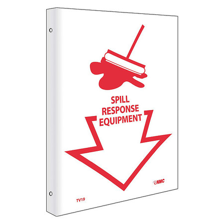 NMC Spill Response Equipment 2-View Sign, TV19 TV19