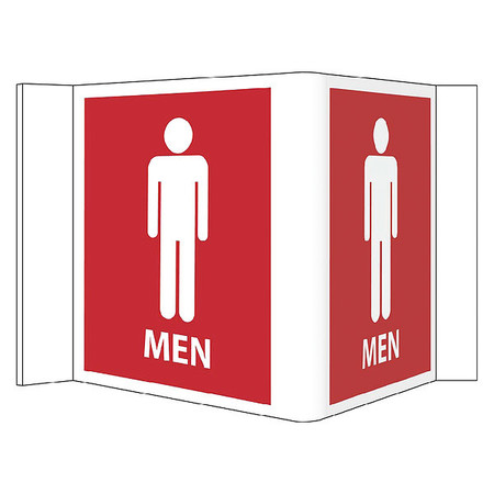 NMC Men 3-View Sign, VS15R VS15R