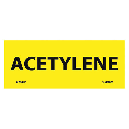 NMC Acetylene Hazmat Label M768LP