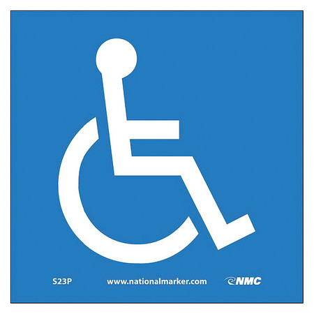 NMC Ada Location Marker Handicapped Sign, S23P S23P