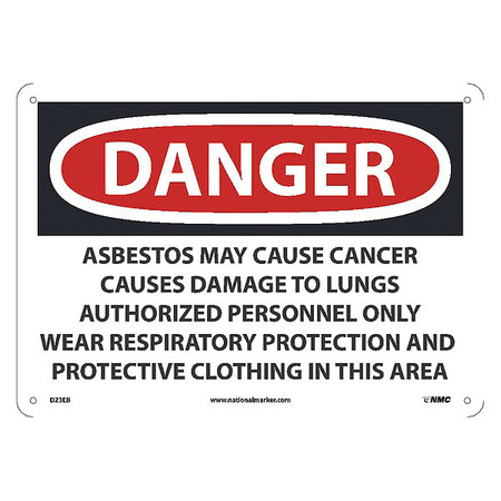 NMC Asbestos May Cause Cancer Causes…, D23EB D23EB