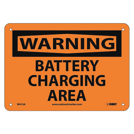 NMC Battery Charging Area Sign, W412A W412A