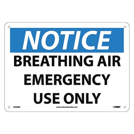 NMC Breathing Air Emergency Use.. Sign, N248AB N248AB