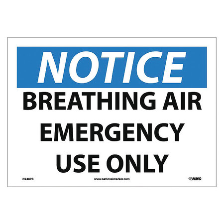 NMC Breathing Air Emergency Use.. Sign, N248PB N248PB