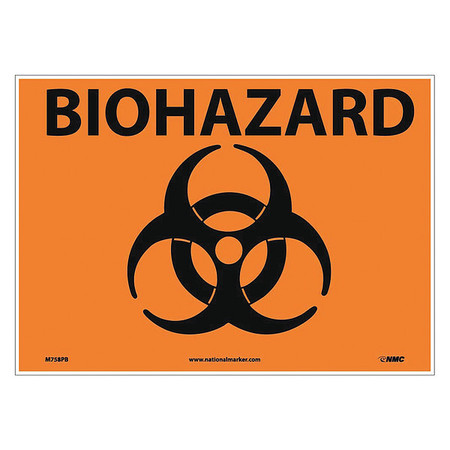 NMC Biohazard Sign, M758PB M758PB