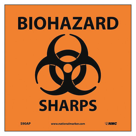 NMC Biohazard Strips Label, Pk5 S90AP