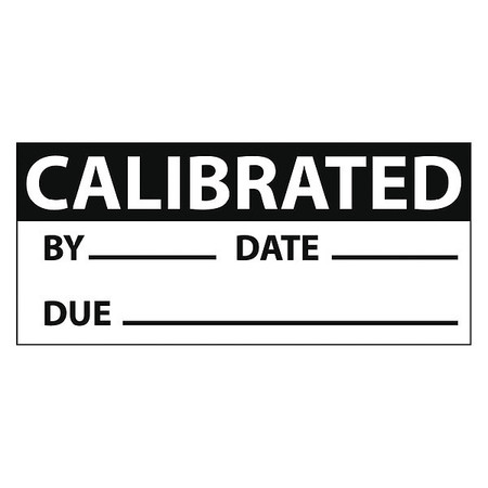 NMC Calibrated Date And Initials Label, Pk3, INL2 INL2