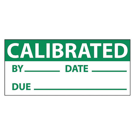 NMC Calibrated Date And Initials Label, Pk3, INL3 INL3