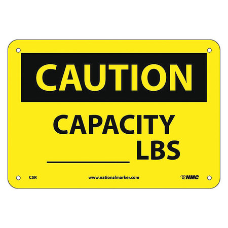 NMC Capacity ______ Lbs Sign, C5R C5R