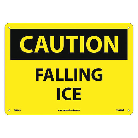 NMC Caution Falling Ice Sign, C488AB C488AB