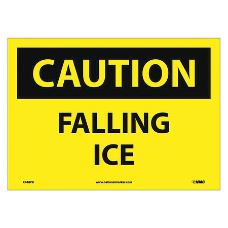 NMC Caution Falling Ice Sign, C488PB C488PB