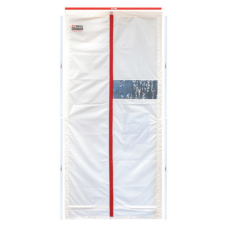 Zipwall Magnetic Door, For Steel Frames, 3ft x 7ft M3070