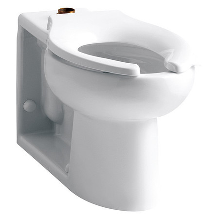 KOHLER Toilet Bowl, Floor Mount, Flush 1.6 gal. K-4386-0