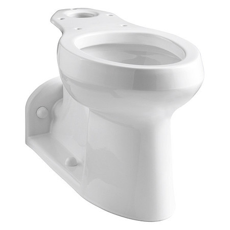 Kohler Toilet Bowl, Wall Mount, Flush 1.0 gal. K-4305-0