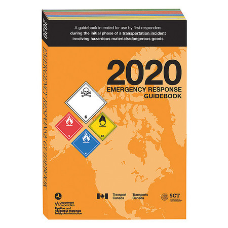 Labelmaster Safety and DOT Reference Book, 2020 ERG, English, Paperback 56FN87