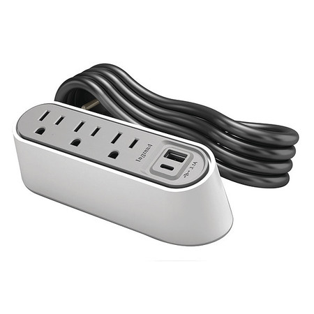 LEGRAND Plug-In Charger, 6.0" H x 3.9" W x 2.3" D WSPC320CWH