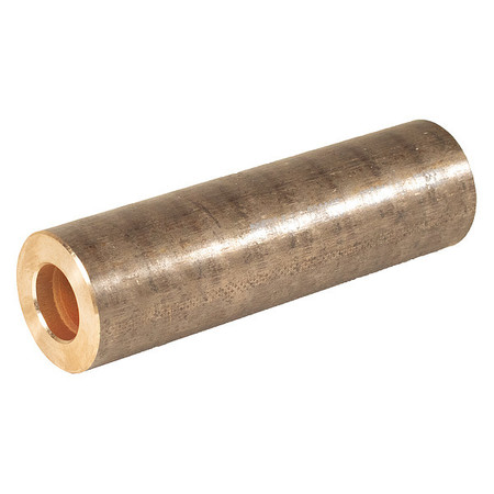 ZORO SELECT Cored Bar, Bronze, 1" Thickness, 3" L BC408-3