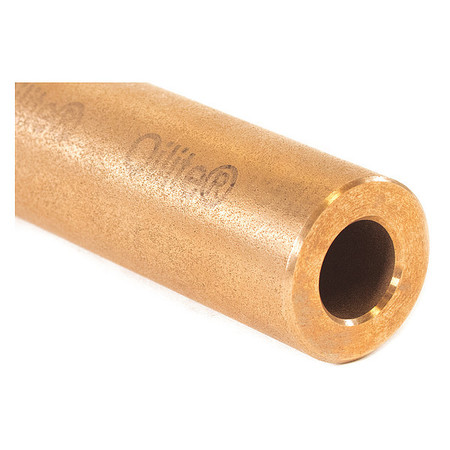 ZORO SELECT Cored Bar, Bronze, 1-3/4" Thick, 6-1/2" L CC-1701-3